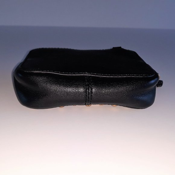 *Juicy Couture Tough Girl studded black leather wristlet - Picture 5 of 8